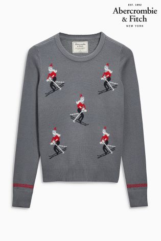Abercrombie & Fitch Ski Christmas Jumper